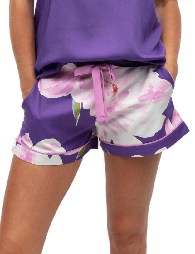 Cyberjammies Valentina Shorts Purple Floral Print