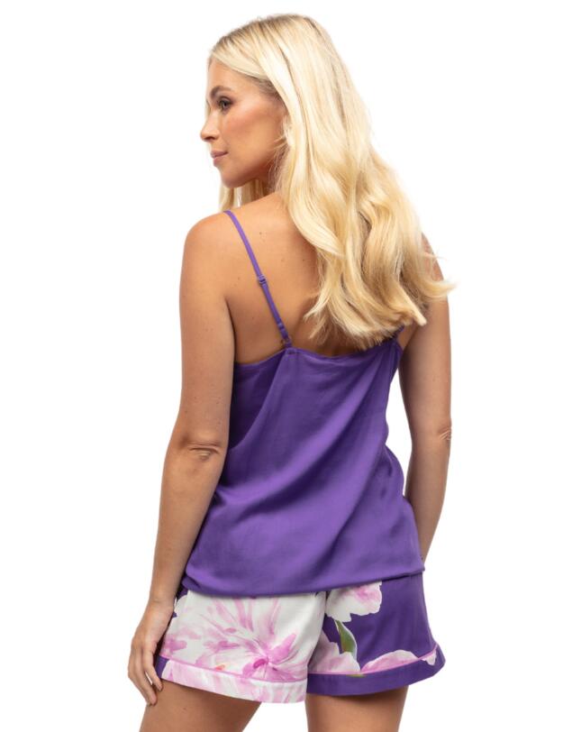 Cyberjammies Valentina Shorts Purple Floral Print