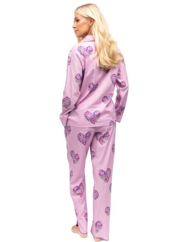 Cyberjammies Valentina Pyjama Bottoms Pink Heart Print