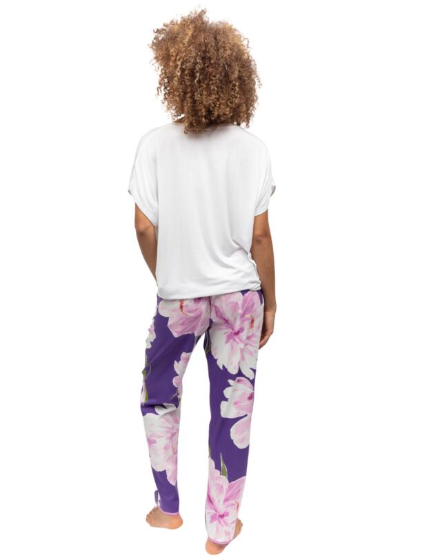 Cyberjammies Valentina Jersey Slouch Pyjama Top White 