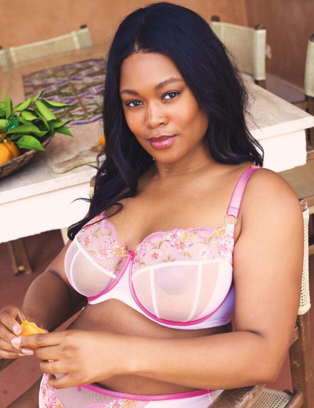 Sculptresse by Panache Eden Balcony Bra Pink