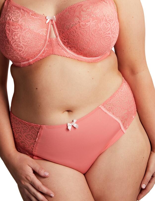 Sculptresse by Panache Estel Deep Brief Coral 