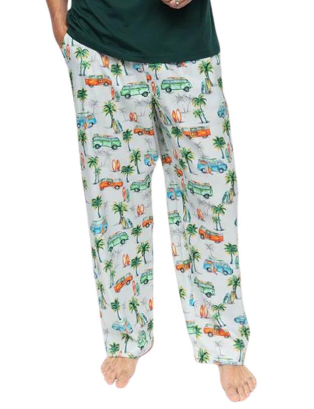 Cyberjammies Bodhi Pyjama Bottoms Grey Campervan Print