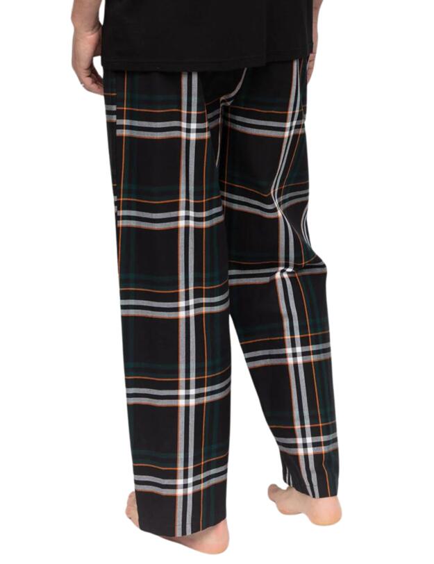 Cyberjammies Blake Pyjama Bottoms Black Check