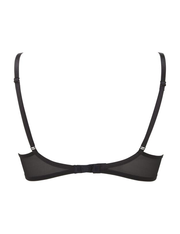 Gossard Contradiction Padded Plunge Bra Black/Silver