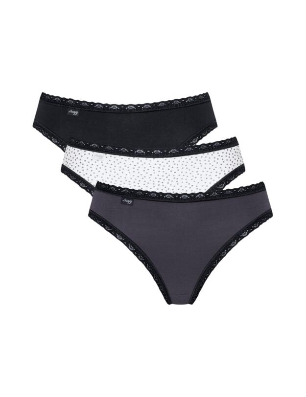 Sloggi 24/7 Weekend Tai Brief 3 Pack Black/Combination