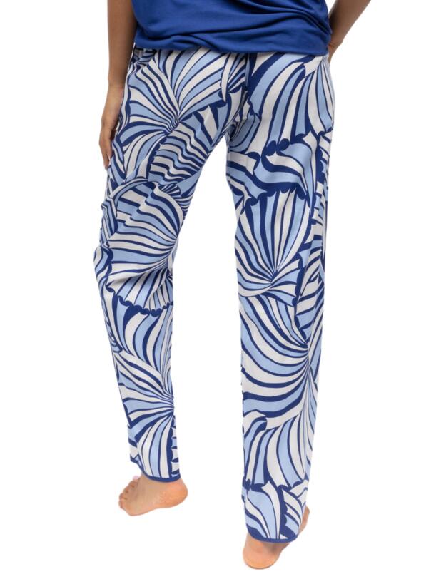 Cyberjammies Madeline Pyjama Top Dark Blue Shell Geo Print