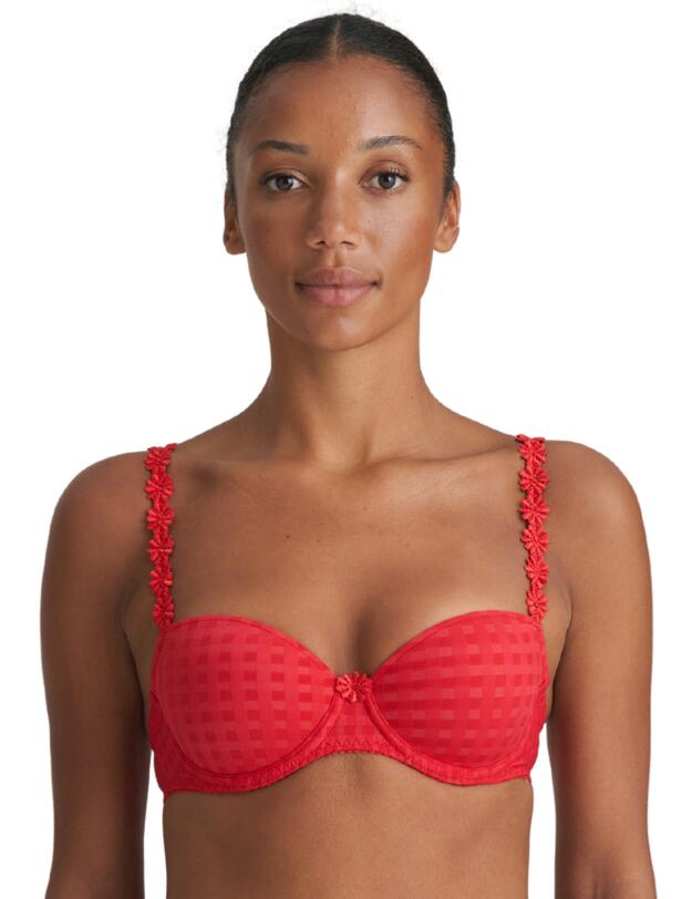 Marie Jo Avero Padded Balcony Bra Scarlet