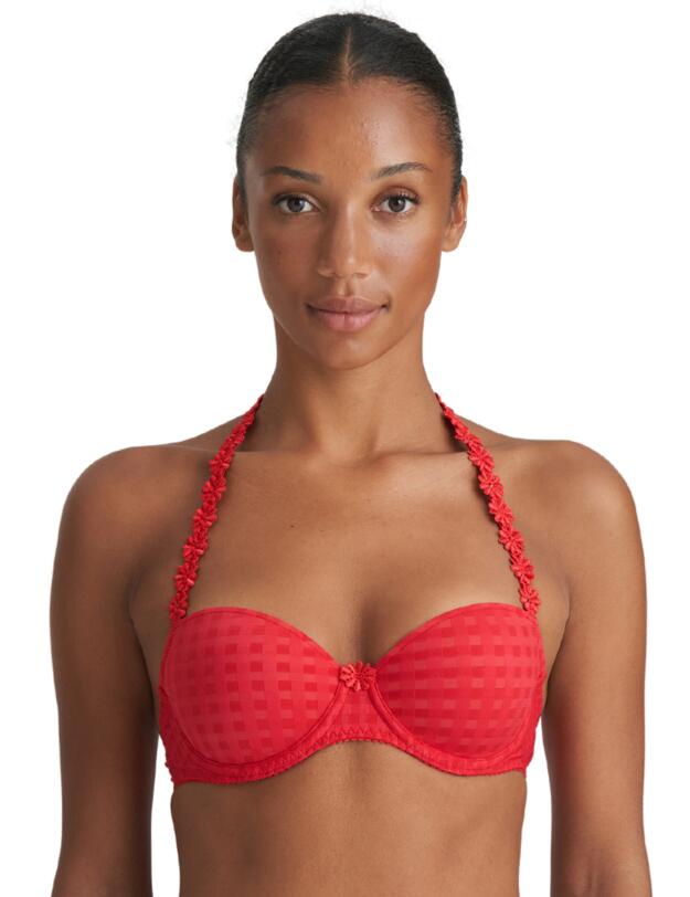 Marie Jo Avero Padded Balcony Bra Scarlet
