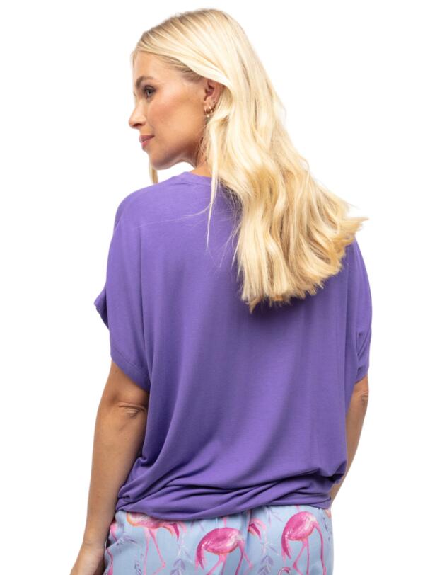 Cyberjammies Zoey Pyjama Top Lilac