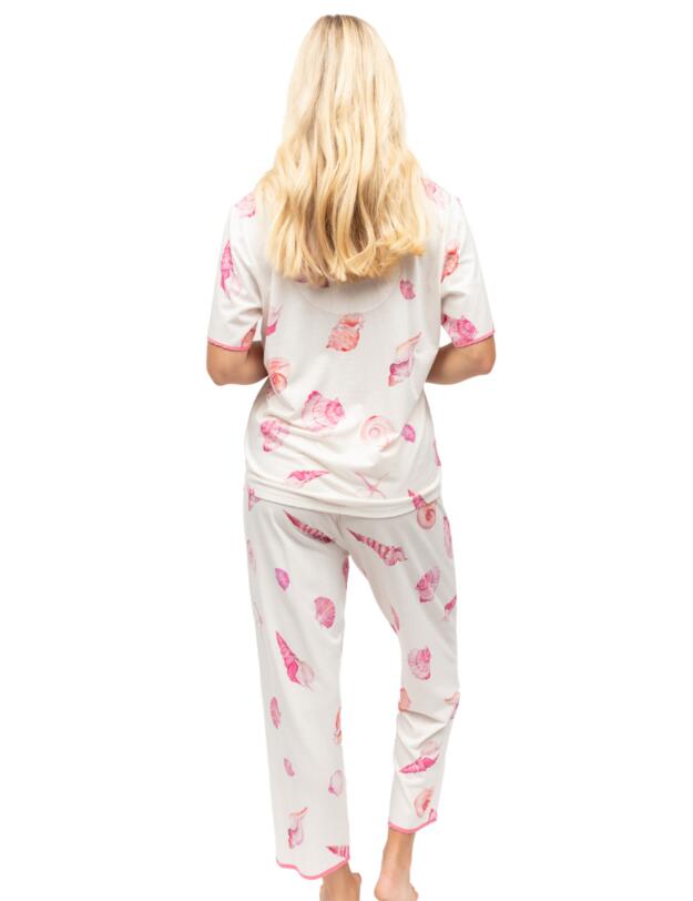 Cyberjammies Shelly Pyjama Top Cream Shell