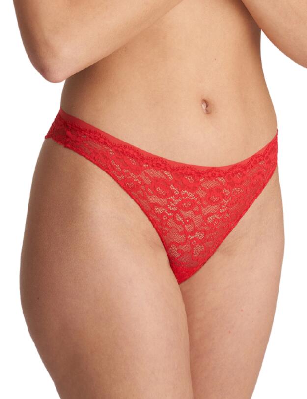Marie Jo Color Studio Lace Thong Brief Scarlet
