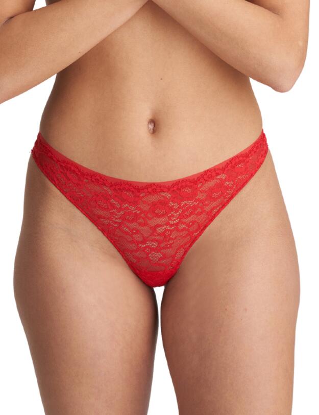 Marie Jo Color Studio Lace Thong Brief Scarlet