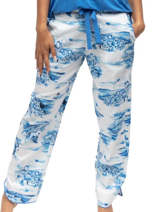 Cyberjammies Donna Pyjama Bottoms White Santorini Print