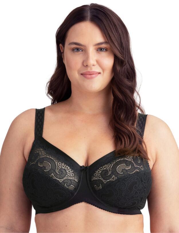 Miss Mary Of Sweden Wonder Minimiser Bra Black