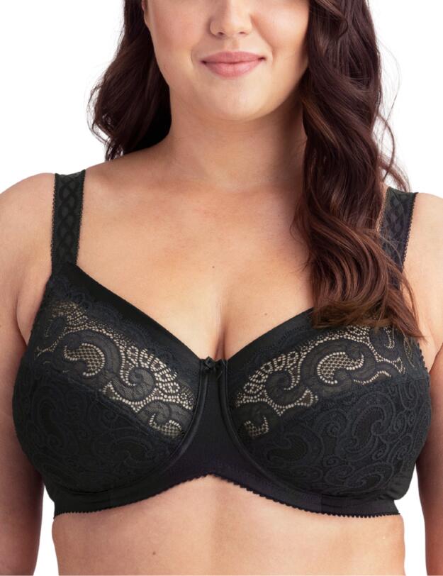 Miss Mary Of Sweden Wonder Minimiser Bra Black