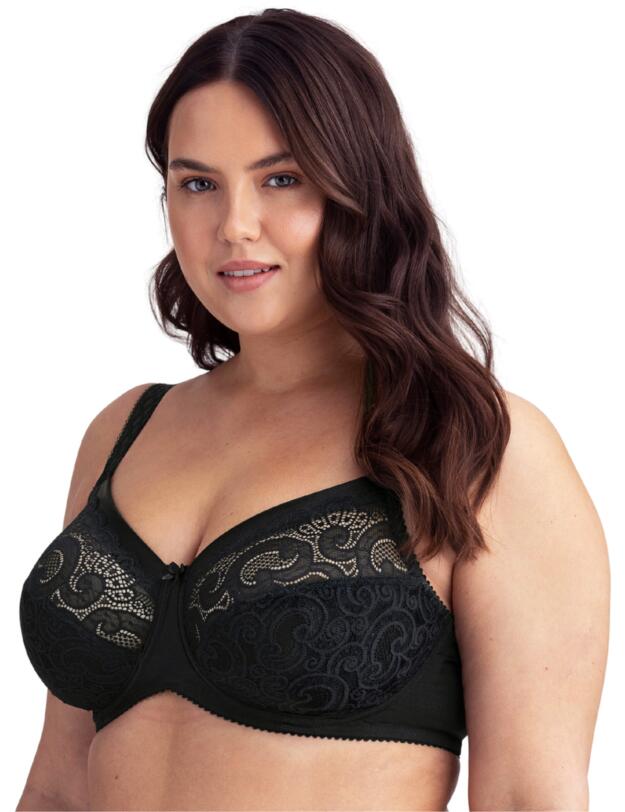 Miss Mary Of Sweden Wonder Minimiser Bra Black