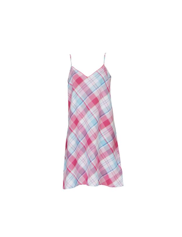 Cyberjammies Shelly Nightdress Pink Check