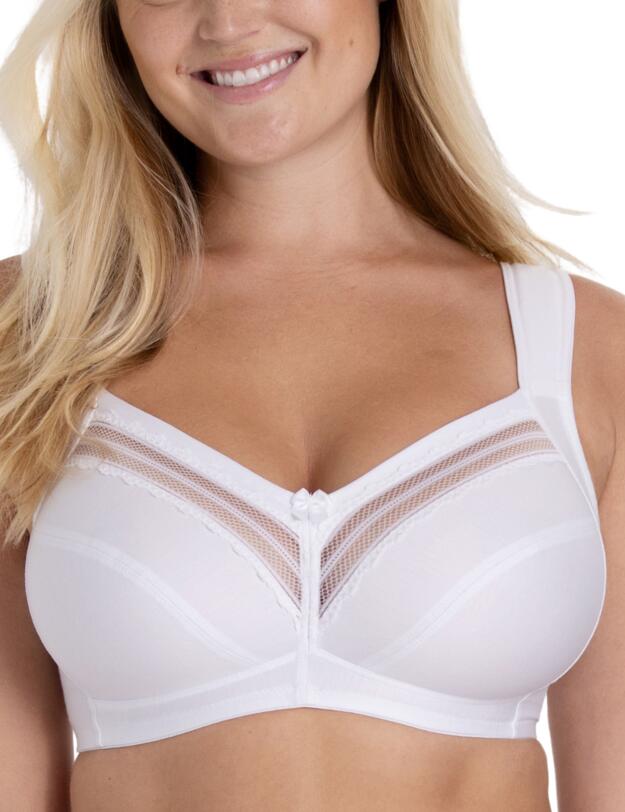 Miss Mary Of Sweden Essence Wireless Bra White