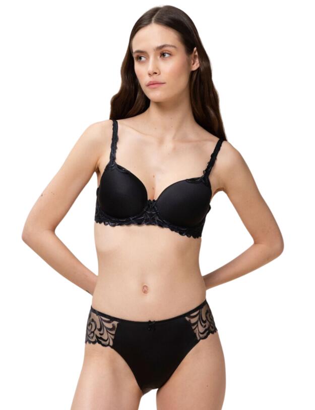Triumph Modern Finesse Underwired Padded Bra Black 