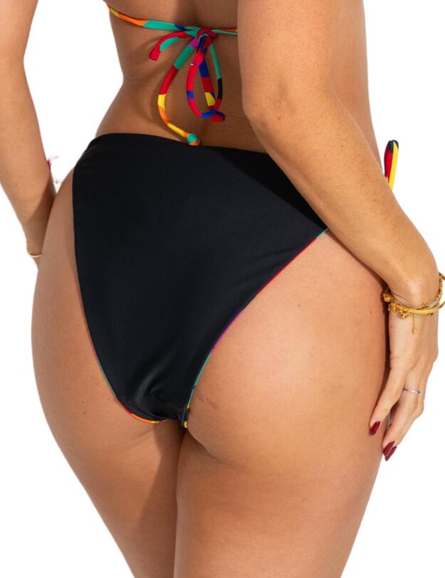 Pour Moi Maya Bay Reversible Tie Side Bikini Brief Multi 