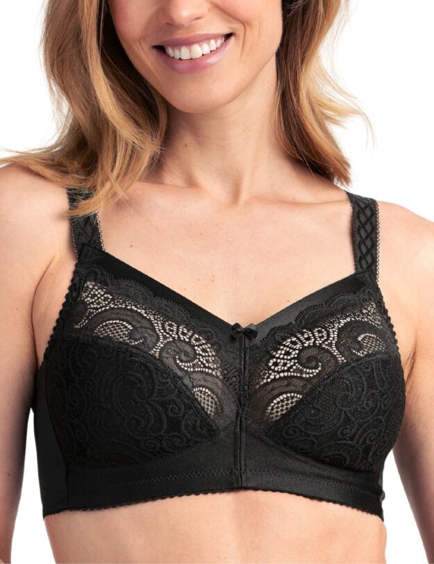 Miss Mary Of Sweden Wonder Minimiser Wireless Bra Black