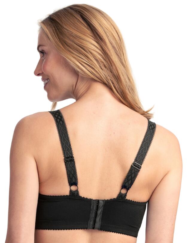 Miss Mary Of Sweden Wonder Minimiser Wireless Bra Black