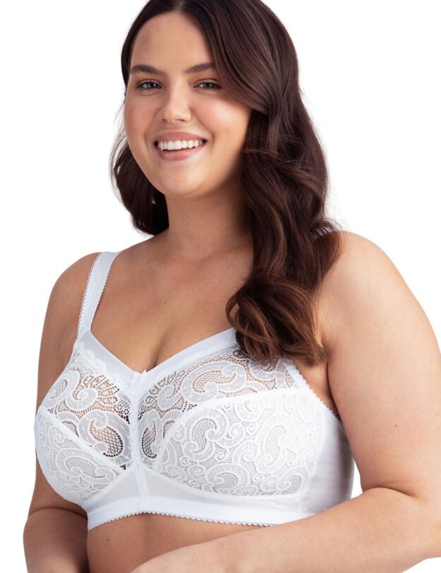  Miss Mary Of Sweden Wonder Minimiser Wireless Bra White