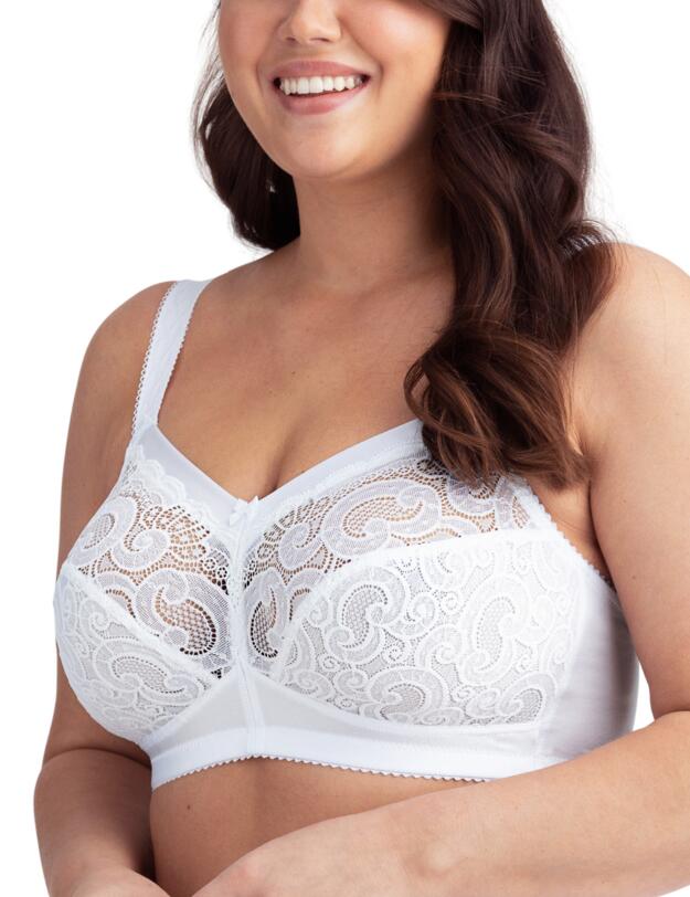  Miss Mary Of Sweden Wonder Minimiser Wireless Bra White