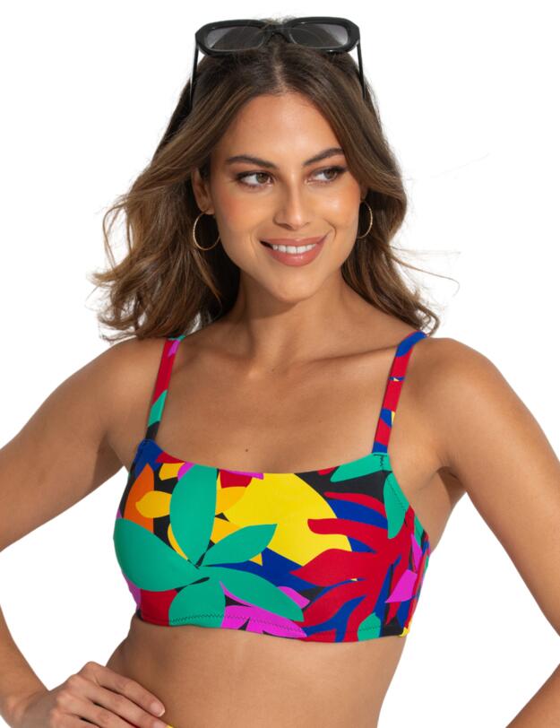 Pour Moi Maya Bay Underwired Cami Bikini Top Multi 