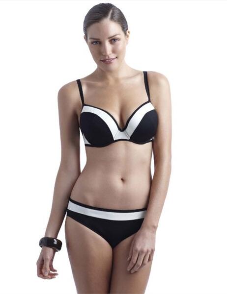 SW0542 Panache Taylor Bikini Brief Pant  - SW0542 Black Ivory