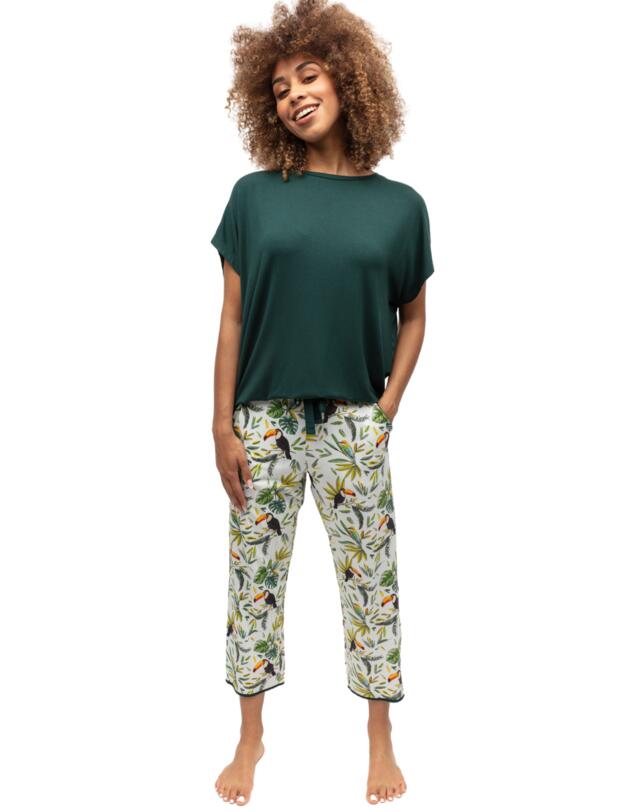 Cyberjammies Gabrielle Pyjama Top Green