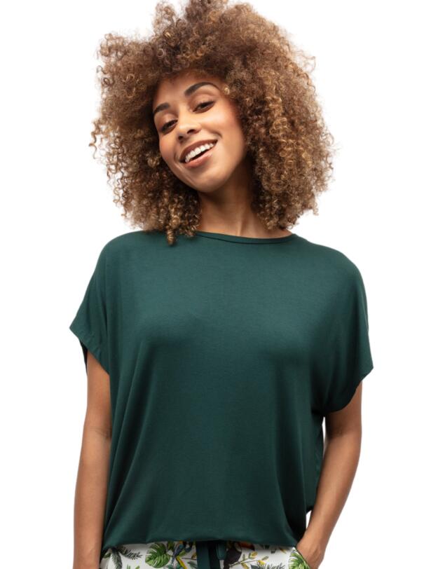 Cyberjammies Gabrielle Pyjama Top Green