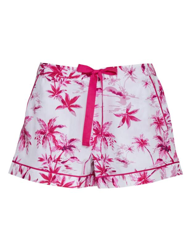 Cyberjammies Haley Shorts White Palm Print