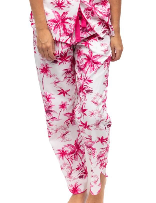 Cyberjammies Haley Pyjama Bottoms White Palm Print