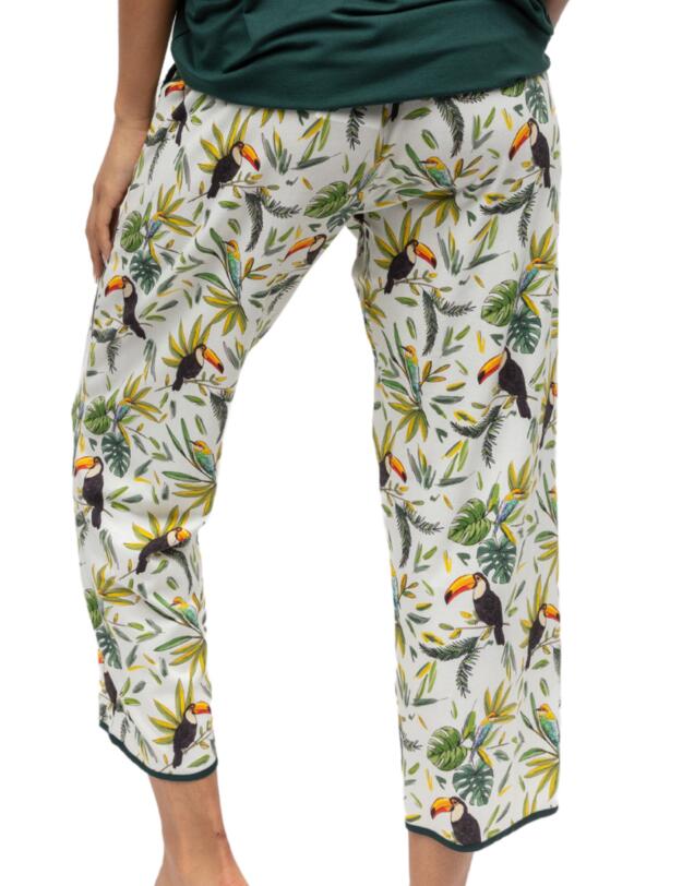 Cyberjammies Gabrielle Pyjama Bottoms White Toucan Print