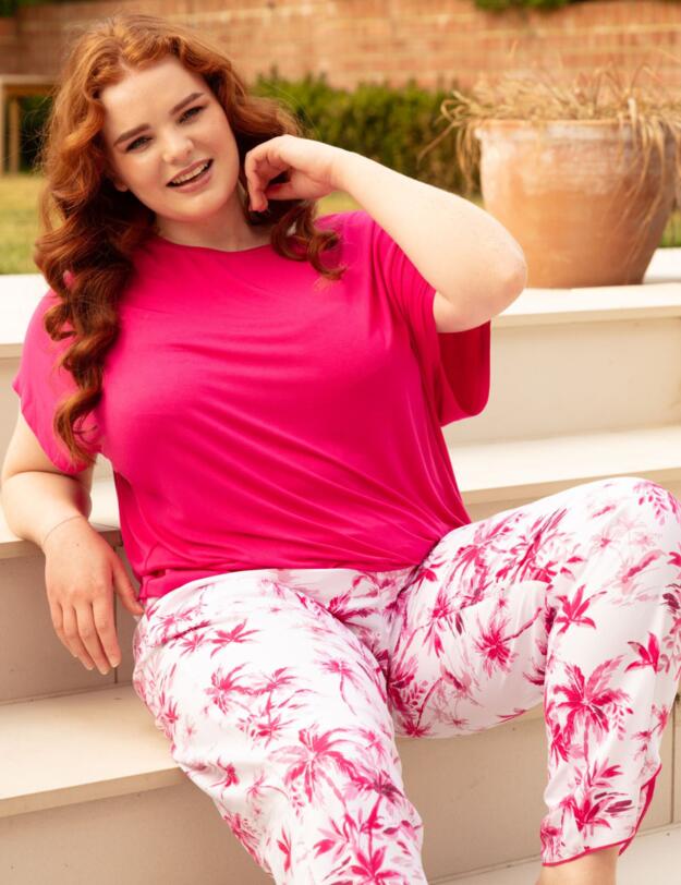 Cyberjammies Haley Pyjama Top Pink