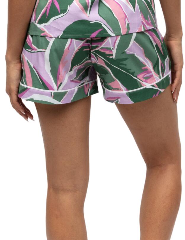 Cyberjammies Lexi Pyjama Shorts Lilac Leaf Print