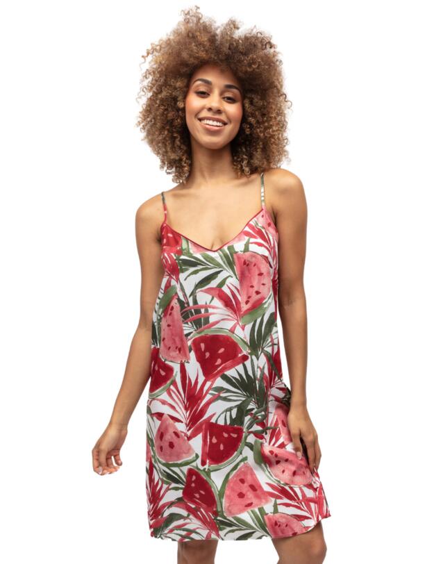 Cyberjammies Mel Nightdress  White Watermelon Print