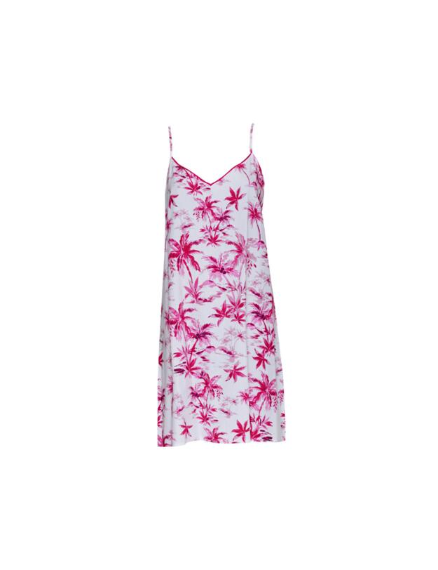 Cyberjammies Haley Night Dress White Palm Print