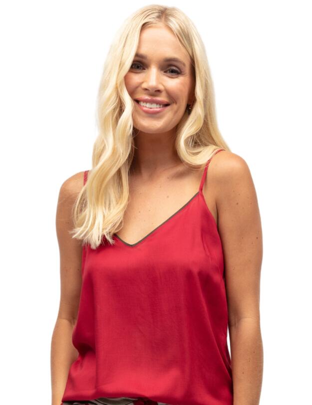 Cyberjammies Mel Pyjama Camisole Red