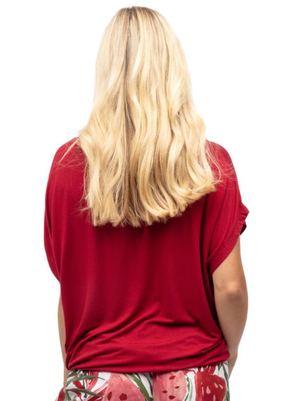 Cyberjammies Mel Pyjama Top Red