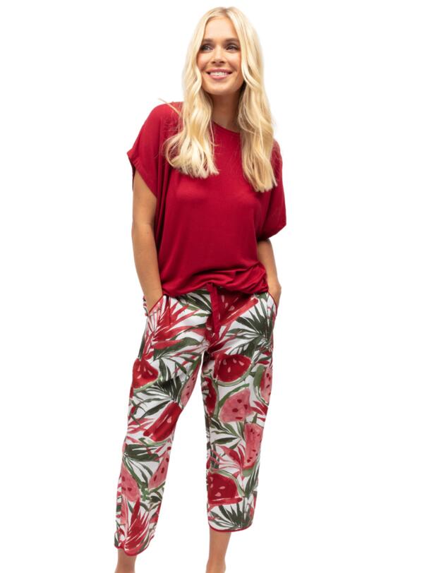 Cyberjammies Mel Pyjama Top Red