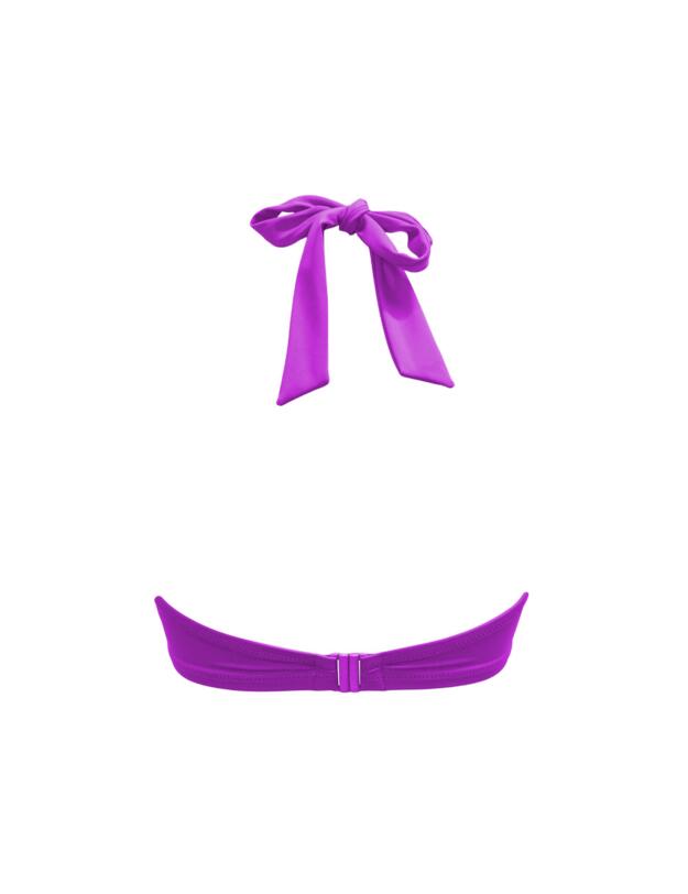 Pour Moi Ocean Breeze Halterneck Bikini Top Ultraviolet