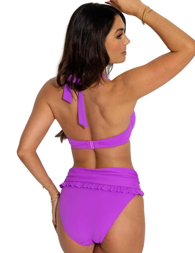 Pour Moi Ocean Breeze Foldover Bikini Brief Ultraviolet