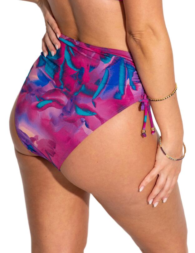 Pour Moi Cabana Control Bikini Brief Purple Floral