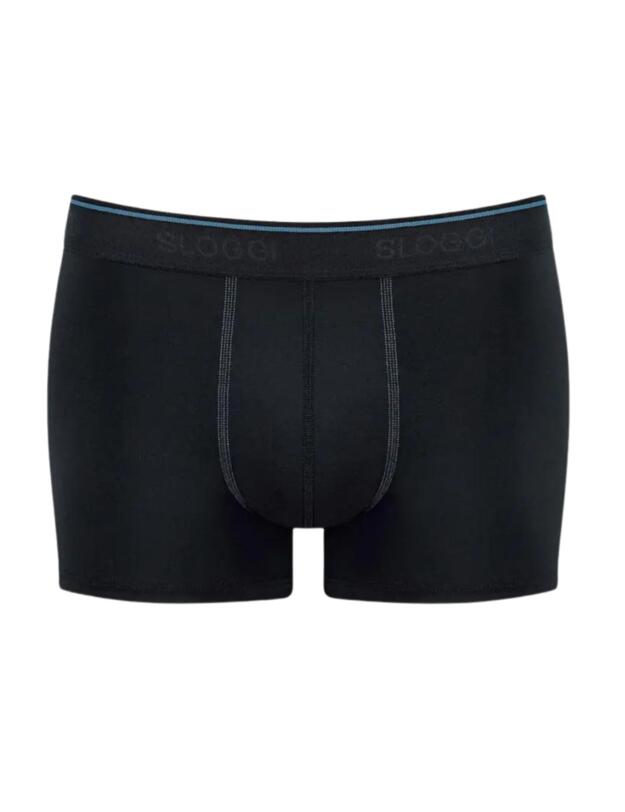 Sloggi Men 24/7 Microfibre 2 Pack Shorts Black