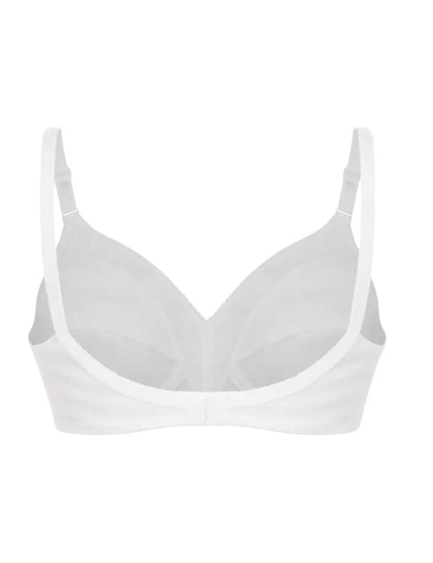 Felina Weftloc Wireless Bra in White