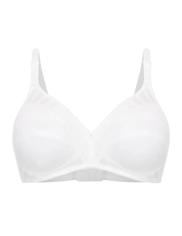 Felina Weftloc Wireless Bra in White