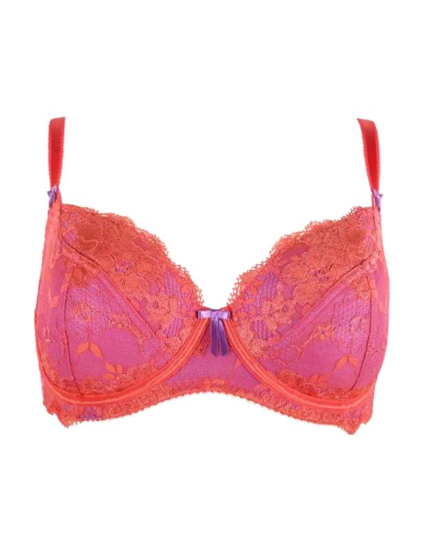 Pour Moi Amour Underwire Bra Orange/Ultraviolet